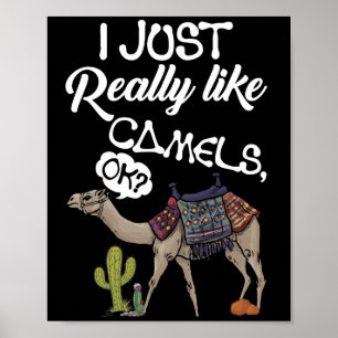 Ik hou echt van Camels OK Camel Poster