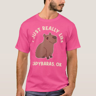 Ik hou echt van Capybaras OK T-shirt