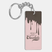 Ik hou echt van chocolade Valentijn Sleutelhanger (Voorkant Links)