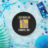 Ik hou echt van Donkeys Papieren Bordje (Feest)