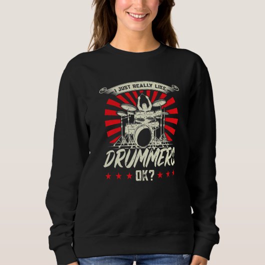 Ik hou echt van drummers trui (Voorkant)
