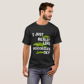 Ik hou echt van een krokodil t-shirt (Voorkant volledig)