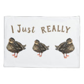 Ik hou echt van eenden Kussenslopen (Achterkant-Links)