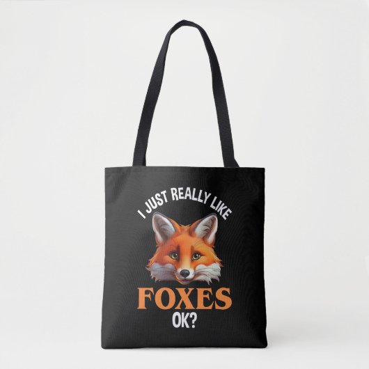 Ik hou echt van Foxes. Draagtas (Voorkant)