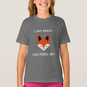 Ik hou echt van Foxes OK T-shirt