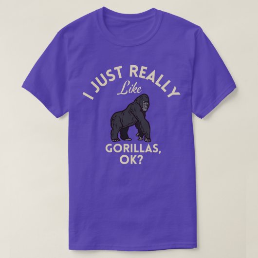 Ik hou echt van Gorillas OK T-shirt (Design voorkant)