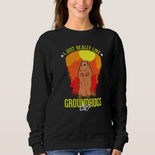 Ik hou echt van Groundhogs OK Marmot Trui