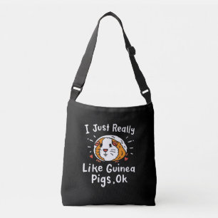Ik hou echt van Guinee-Guinea Pig Kawaii Crossbody Tas