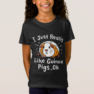 Ik hou echt van Guinee-Guinea Pig Kawaii T-shirt