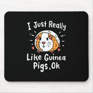 Ik hou echt van Guinee Pigs Muismat