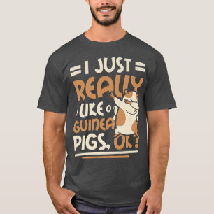 Ik hou echt van Guinee Pigs OK Premium T-shirt