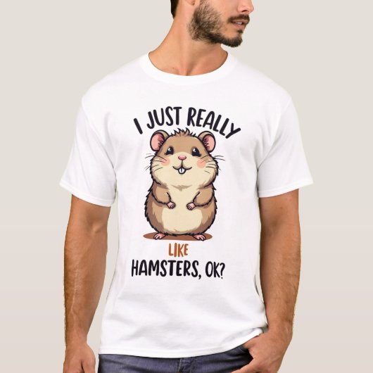 Ik hou echt van Hamsters T-shirt (Voorkant)
