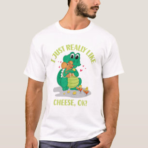 Ik hou echt van kaas OK T-shirt