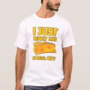 Ik hou echt van kaas OK T-shirt