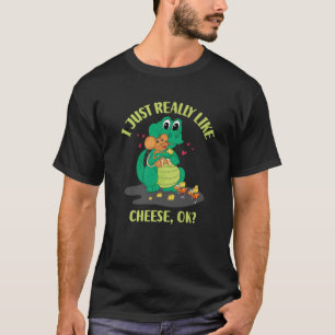 Ik hou echt van kaas OK T-shirt