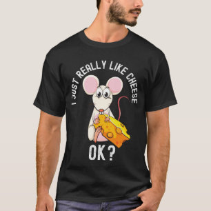 Ik hou echt van kaas. t-shirt