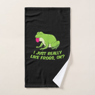 Ik hou echt van kikkers. | Funny Frog Lovers Handdoek