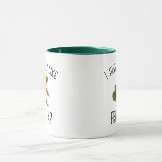 Ik hou echt van kikkers, oké? Funny Frog Lover Mok (Midden)