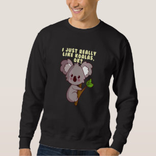 Ik hou echt van Koalas Kinder Animal Cute Koala Trui