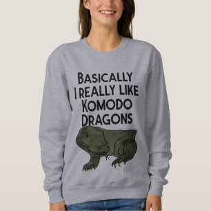 Ik hou echt van Komodo Dragons jongen die van Komo Trui