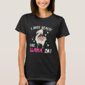 Ik hou echt van Llama T-shirt (Voorkant)