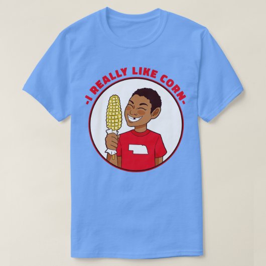 Ik hou echt van maïs grappig Nebraska maïs Kind T-shirt (Design voorkant)