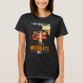 Ik hou echt van Meerkats T-shirt (Voorkant)