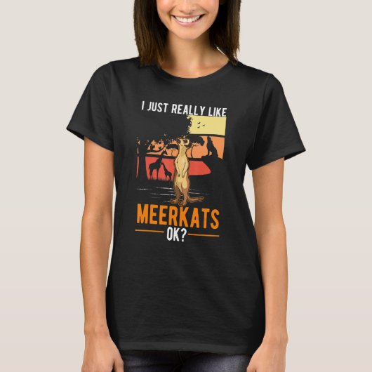 Ik hou echt van Meerkats T-shirt (Voorkant)
