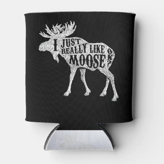 Ik hou echt van Moose OK Blikjeskoeler (Voorkant)