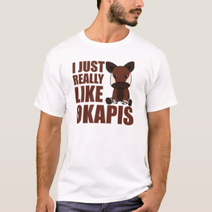 Ik hou echt van Okapi's Cute Okapi T-shirt