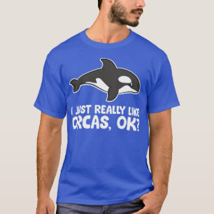 Ik hou echt van Orcas Love Orca Whales Pullover