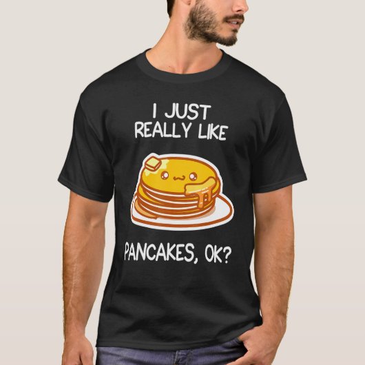 Ik hou echt van pannenkoeken t-shirt (Voorkant)
