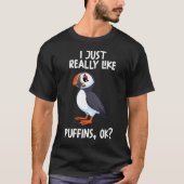 Ik hou echt van Puffins OK T-shirt (Voorkant)