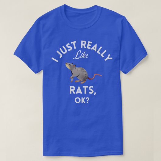 Ik hou echt van Rats. T-shirt (Design voorkant)