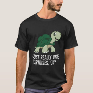 Ik hou echt van schildpadden t-shirt