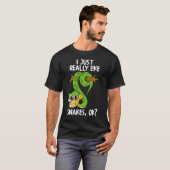 Ik hou echt van snakes. t-shirt (Voorkant volledig)
