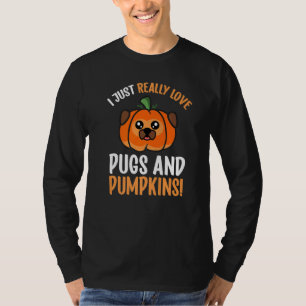 Ik hou echt van snoepjes en pompoenen. t-shirt