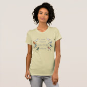 Ik hou echt van vogels OK T-shirt Birdwatcher (Voorkant volledig)