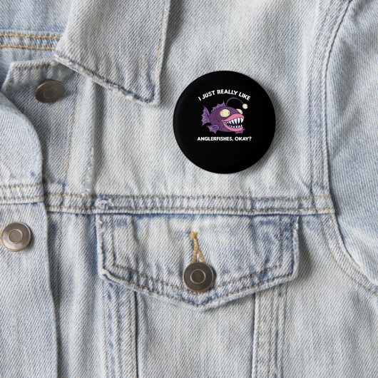 Ik hou echt van zeeduivel. ronde button 5,7 cm (In situ)