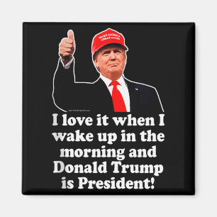 Ik hou ervan als Donald Trump president is 2024 47 Magneet