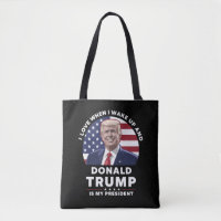 Ik hou ervan als ik wakker word en Donald Trump mi
