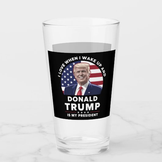 Ik hou ervan als ik wakker word en Donald Trump mi Glas (Voorkant)
