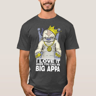 Ik hou ervan als je me Big Appa Gift Halloween noe T-shirt