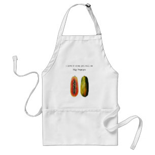 Ik hou ervan als je me Big Papaya Apron noemt Standaard Schort