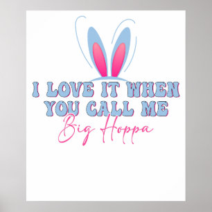 ik hou ervan als je me retro, vintage noemt poster