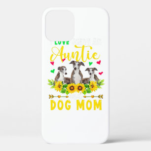 Ik hou ervan een tante te zijn Hond Mam Whippet iPhone 12 Pro Hoesje