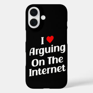 Ik hou ervan om chronisch grappig te discussiëren  iPhone 16 hoesje