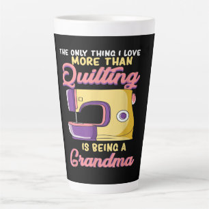 Ik hou ervan om een quiltoma te zijn - Naaien & Qu Latte Mok