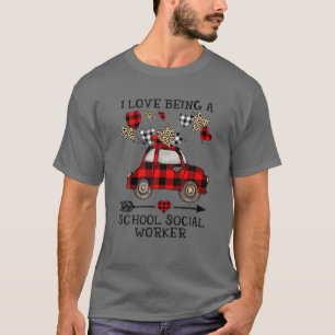 Ik hou ervan om een Valentijnse school voor maatsc T-shirt