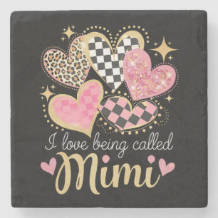 Ik hou ervan om Mimi oma moeder te worden genoemd Stenen Onderzetter